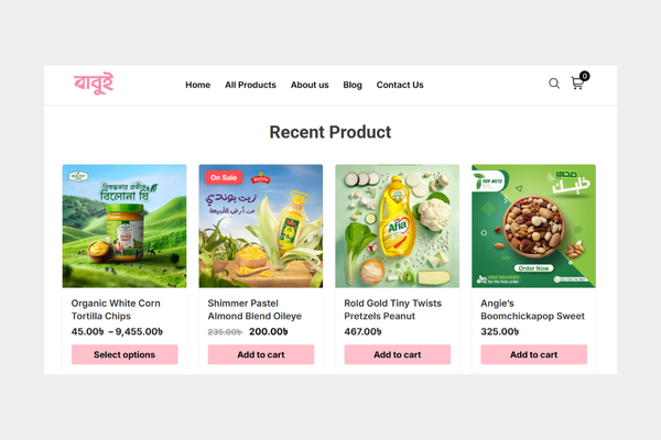TheBabui – eCommerce Website for Baby & Lifestyle Products